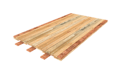 3-Layer Hybrid Mat without Fingers - Bamboo Middle Layer