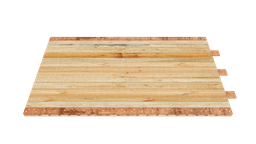 Mixed Pine & Hardwood Access Mat with Fingers