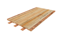 Mixed Pine & Hardwood Access Mat with Fingers