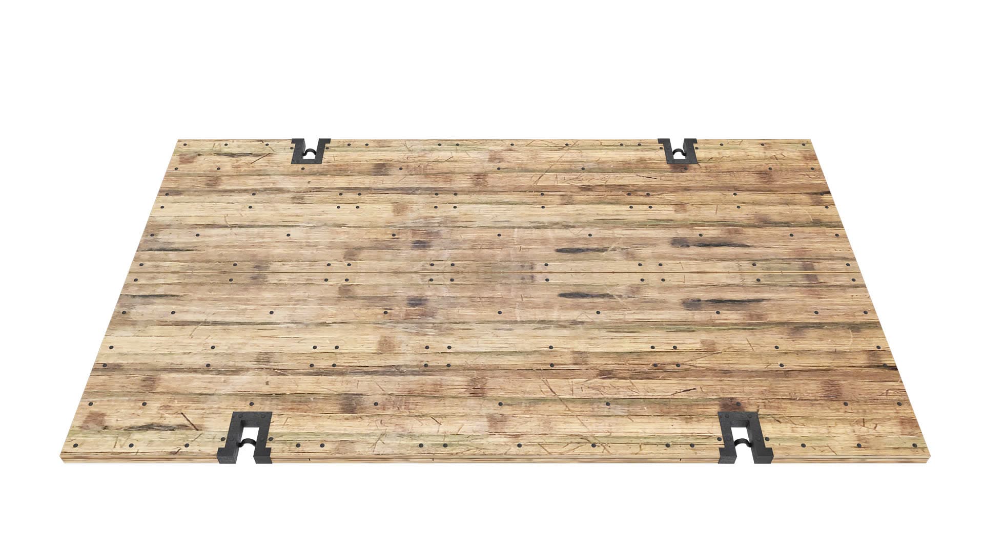 Bamboo Access Mat with Lifting Hooks and without Fingers