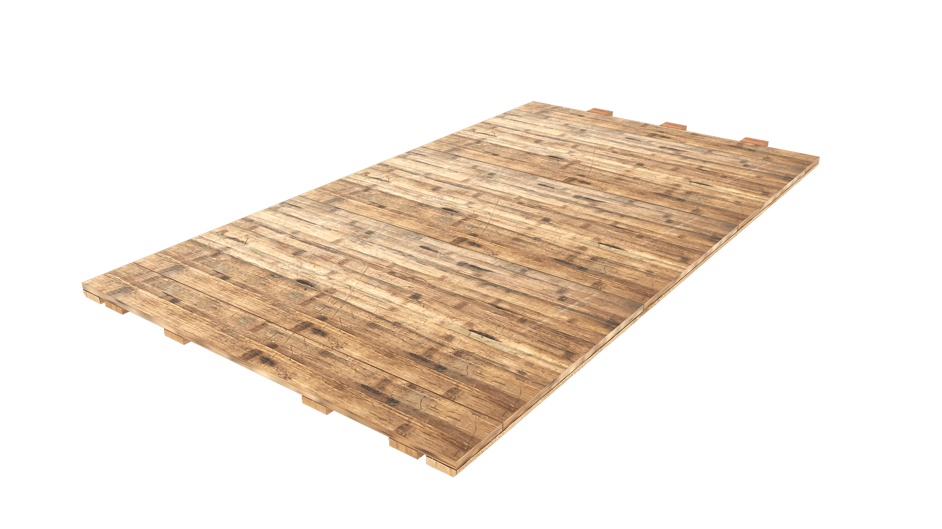 3-Layer Hybrid Mat without Fingers - Bamboo Middle Layer